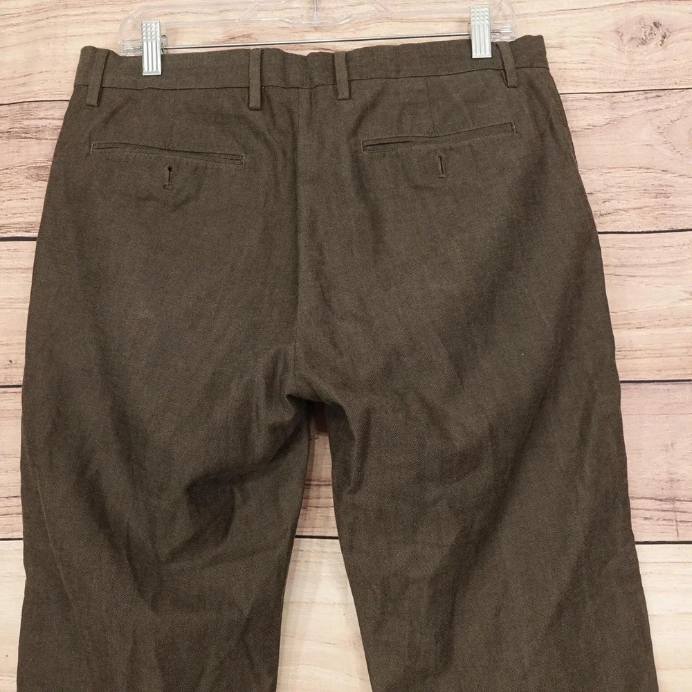 Banana Republic Kentfield Chino Pants Mens 32x30 Brown Regular Fit Cotton